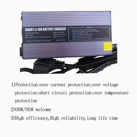 Advanced Lithium Iron Phosphate Battery Charging Solution - 72V High-Efficiency Lithium Battery Charger