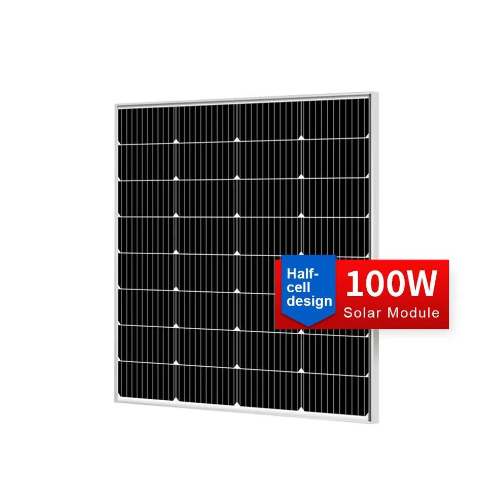 100W 200W 300W 400W 540W 550W 12V 18V 30V 34V 40V Light Solar Modul Modules Panels with Inverter Sola Rbattery Charger System