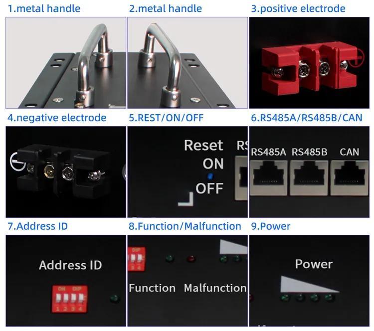 High-Performance Rack-Mount Solar Energy Storage - 48V 100ah Li-ion Battery