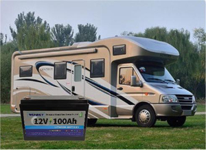 Solar Battery for Campervans - 12V 100ah Solar-Powered Golf Cart Energy Storage