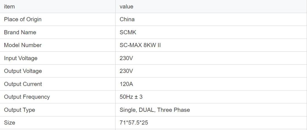 Optional Touch Screen 8000W 11000wlk New Solar Inverter 230V 48V Pure Sine Wave Converter RS232 Power Supply