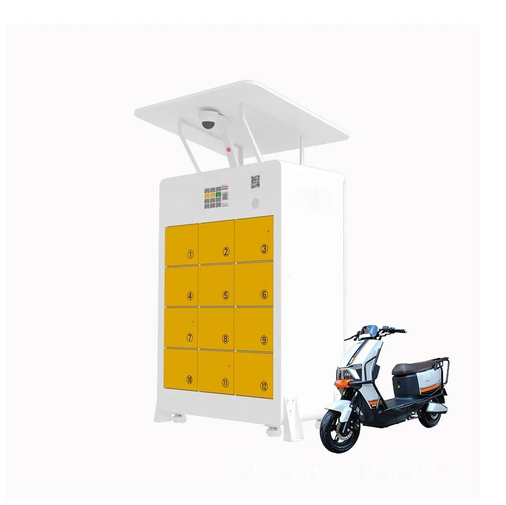 Public Charging Cabinet Battery Swap Module Motorcycle E-Bike Scooter Solar Battery Swapping Charging Station