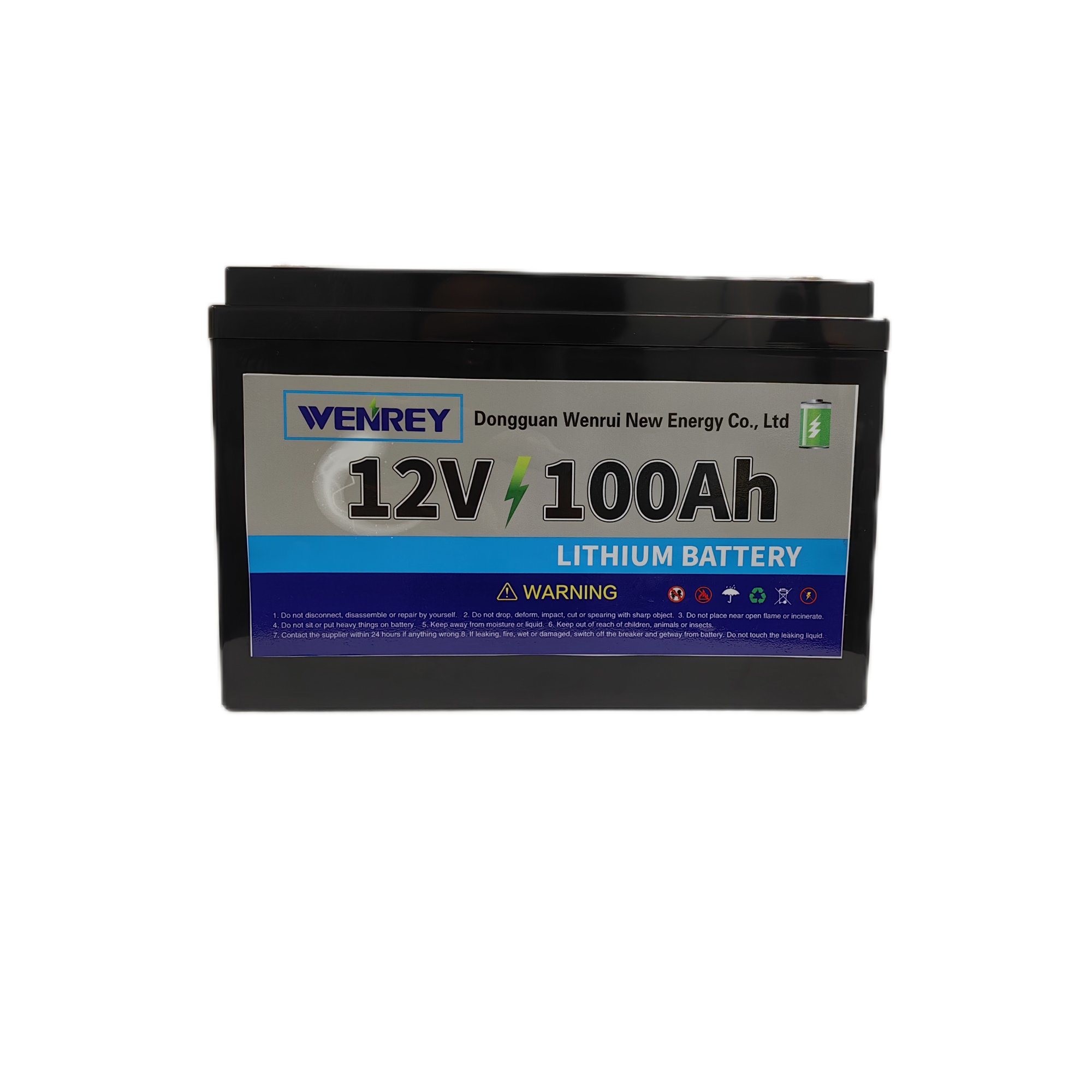 High-Performance 12V 100ah Lithium-Ion Solar Energy Storage Solar-Powered Golf Cart Battery