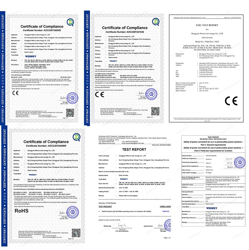 High Quality 3000 Watt 24V DC to AC Pure Sine Wave off Grid Hybrid Solar Inverter with Charger and MPPT Controller