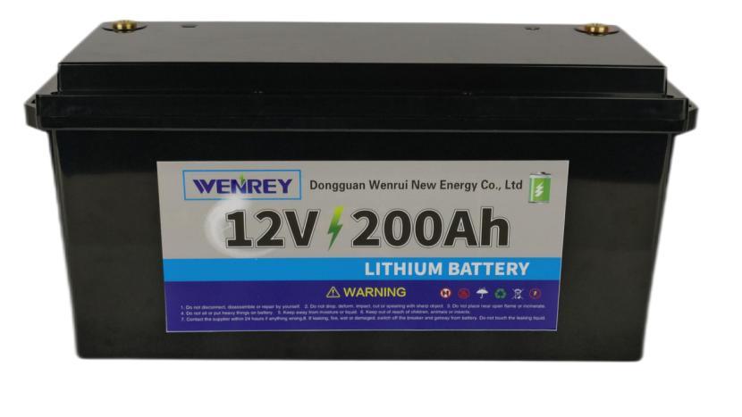 OEM 12V Factory Supply Price Long Life 200ah LiFePO4 Rechargeable Lithium Ion Battery