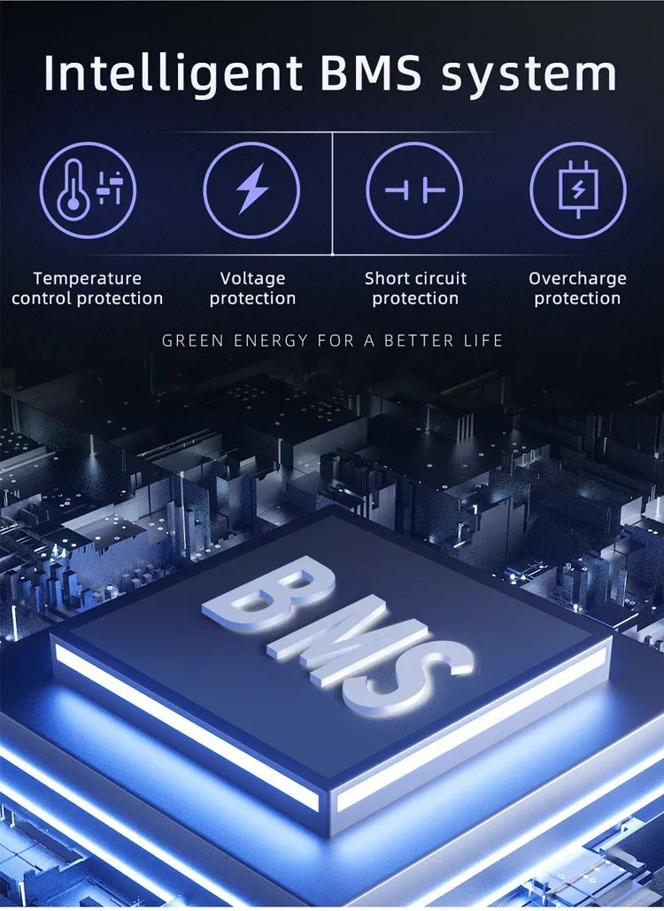 Self-Sustaining Residential Solar Energy - 48V 100ah Lithium Battery Storage in a Cabinet