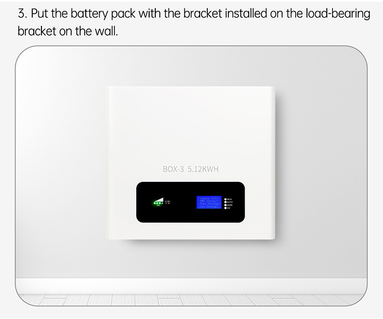 Wall Mount Solar Energy Storage Battery 25.6V200ah Lithium Iron Phosphate Battery 5kwh Wall Mounted 24V LiFePO4 Battery