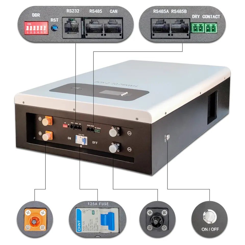 Self-Sustaining Residential Solar Energy - 48V 200ah Lithium Battery Storage