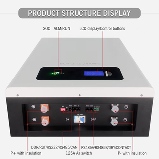 Smart Residential Solar Energy Storage System - 48V 100ah Lithium Battery