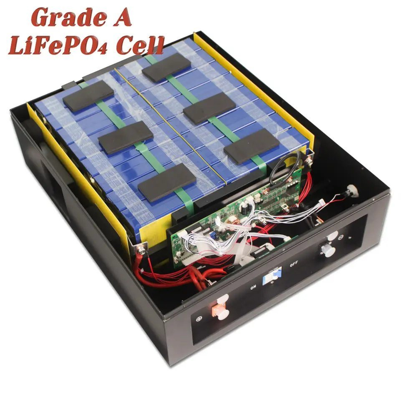 Wall Mounted 48V 100ah 5kwh 48V200ah 10kwh Lithium Ion LiFePO4 with Can ...