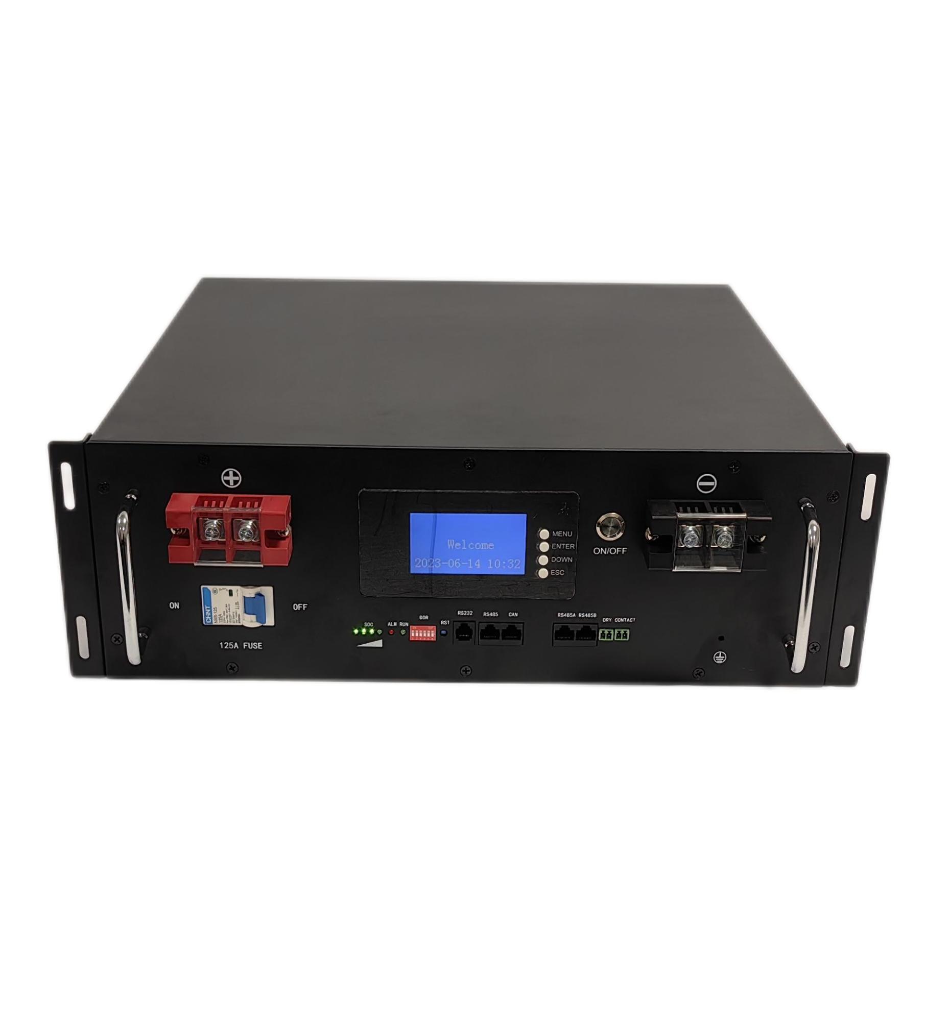 Rack-Mount Residential Solar Storage System - 48V 100ah Lithium Battery