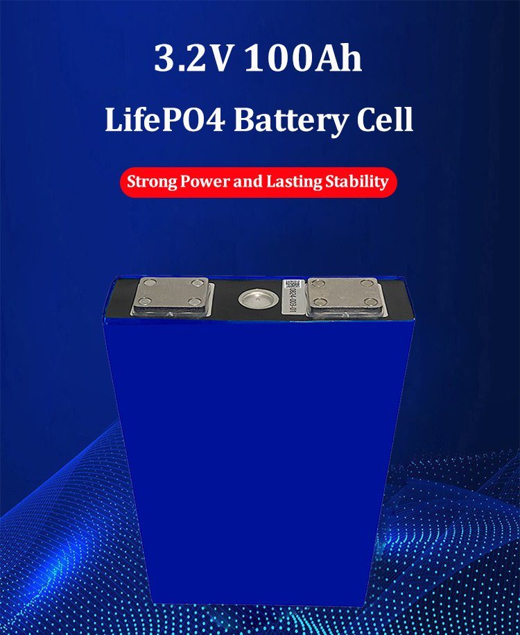 High Capacity Lithium Ion Solar Battery Cell 3.2V 100ah LiFePO4 Battery Cell