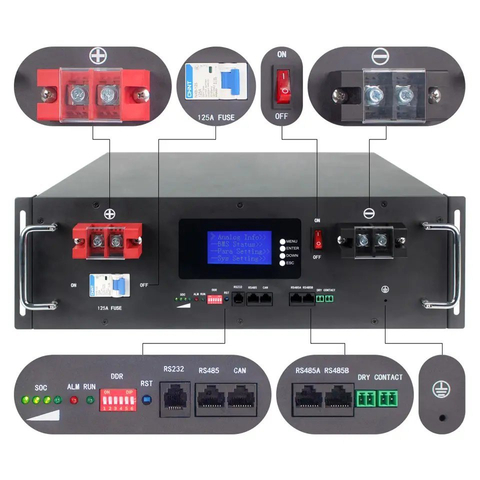 Advanced Rack-Mount Residential Solar Energy Storage - 48V 200ah Lithium Battery Solution